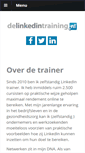 Mobile Screenshot of delinkedintraining.nl