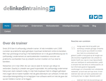 Tablet Screenshot of delinkedintraining.nl